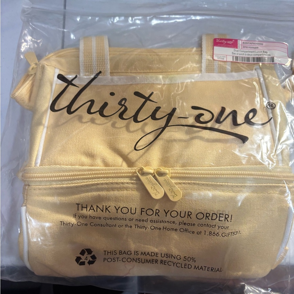 Thirty-One Yellow Tote Bag